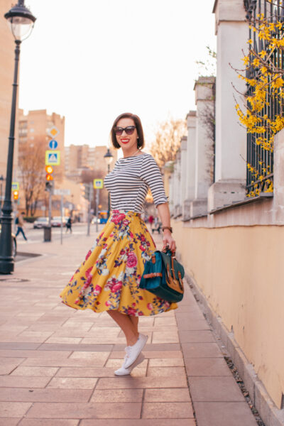 Pattern Print Mixing How To Wear Stripes Florals Together