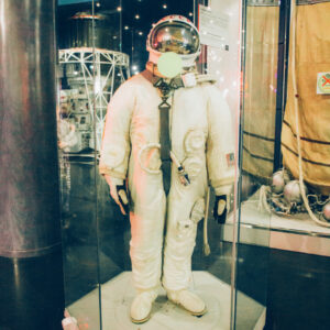 The first space suit used to exit a spacecraft into outer space!