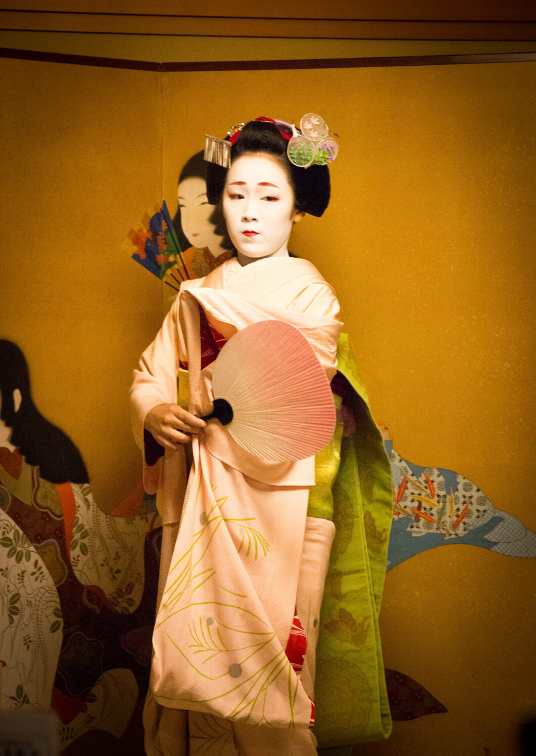 A Maiko performing in Kyoto