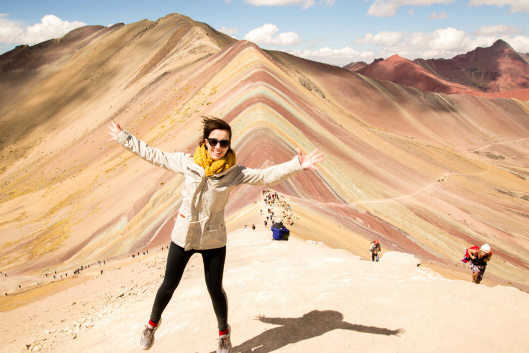 Rainbow mountain hike