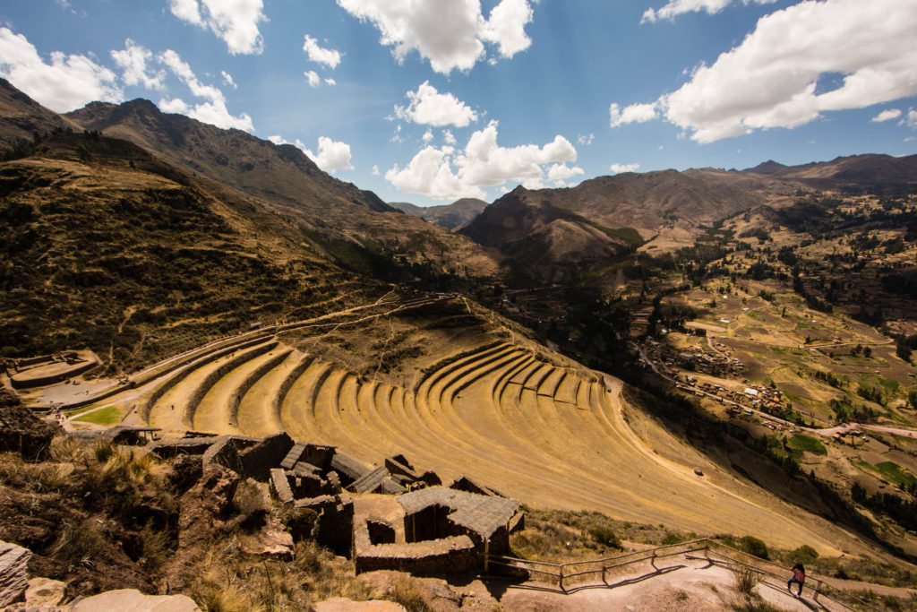 Inca Terraces in Pisac, Peru