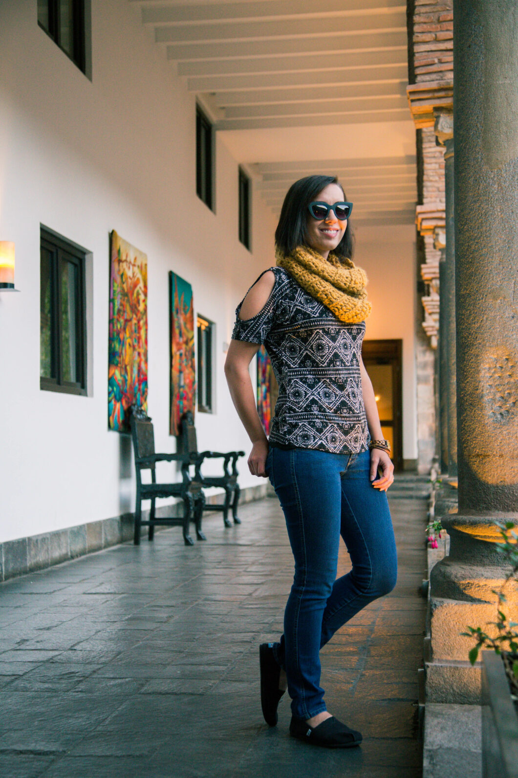 Cusco Peru travel outfit