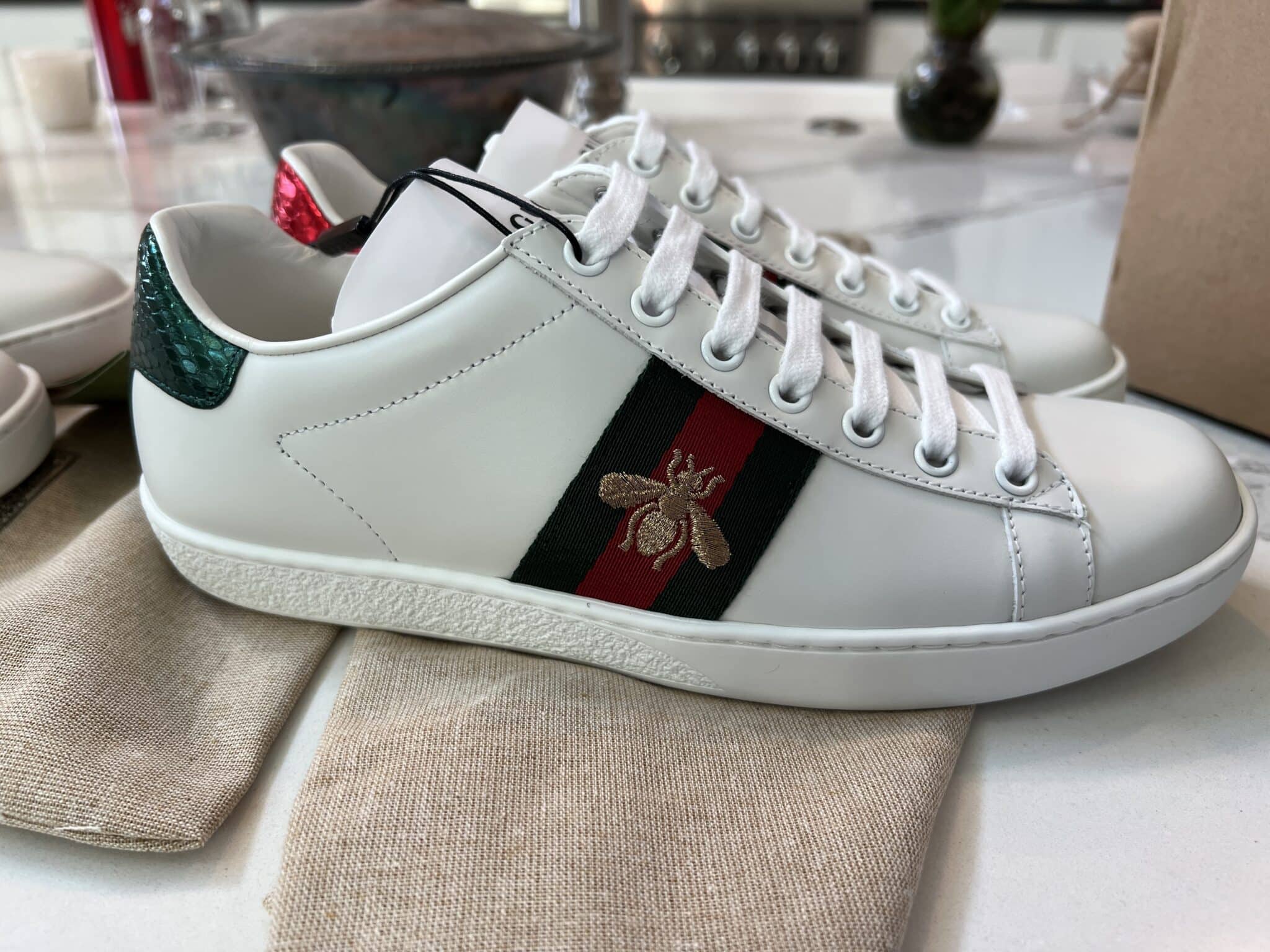 My First Gucci Tennis Shoes!! Gucci Unboxing and Honest Review 