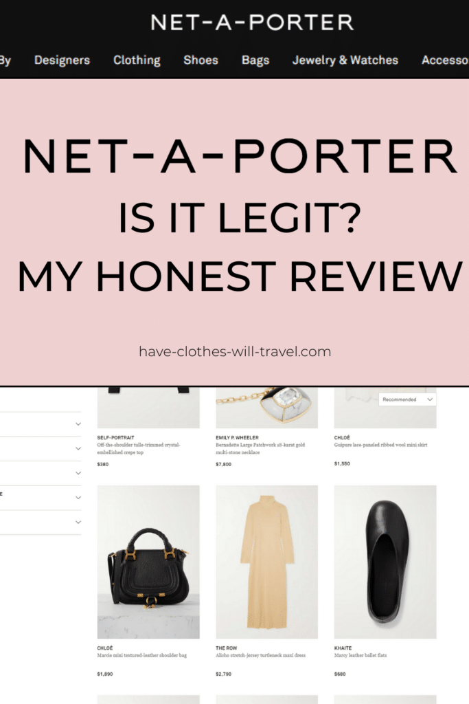 Is Net a Porter Legit My HONEST Net a Porter Review With Video