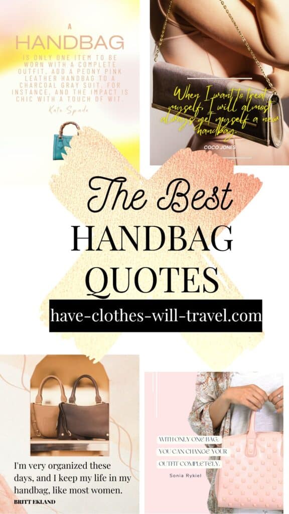 Quotes about Fashion bag (34 quotes)