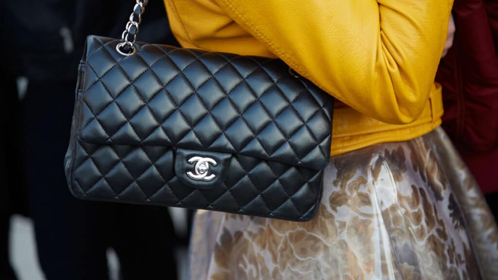 bag, chanel gabrielle backpack, black backpack, backpack, chanel bag,  accessory, streetstyle, chanel - Wheretoget