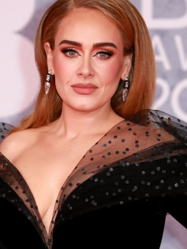 London, United Kingdom - February 08, 2022: Adele attends The BRIT Awards 2022 at The O2 Arena on February 08, 2022 in London, England.