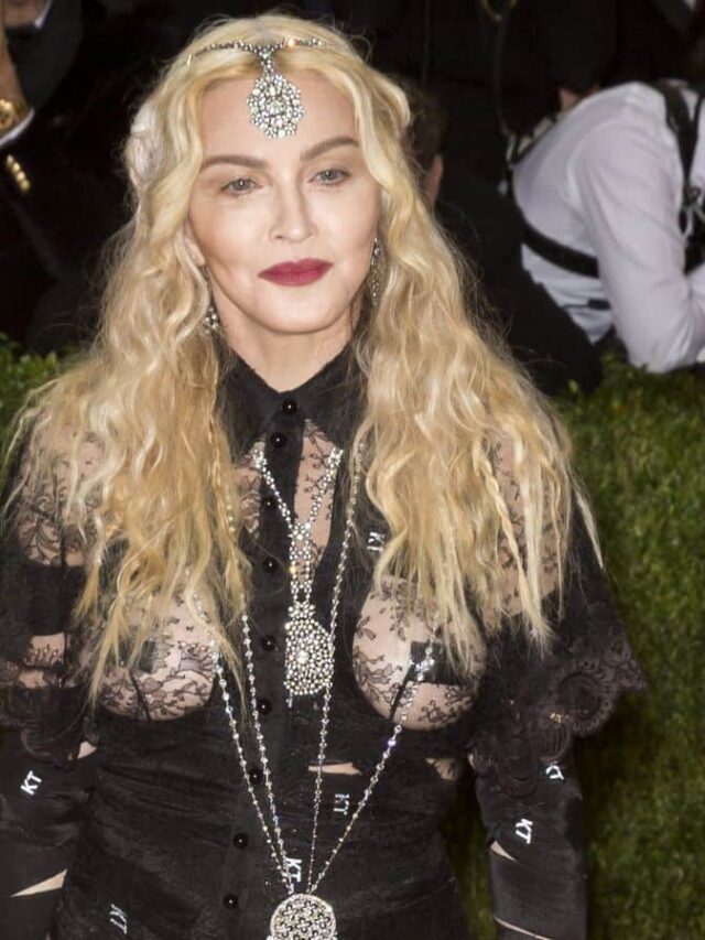 New York City, USA - May 2, 2016: Madonna attends the Manus x Machina Fashion in an Age of Technology Costume Institute Gala at the Metropolitan Museum of Art