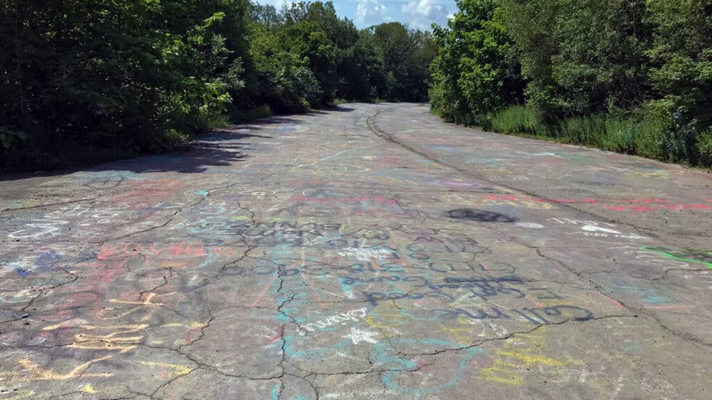 Graffiti highway in Centralia Pennsylvania