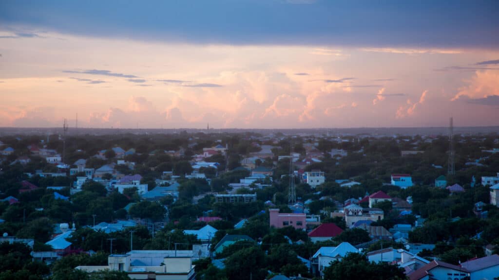 Dusk In Mogadishu Somalia