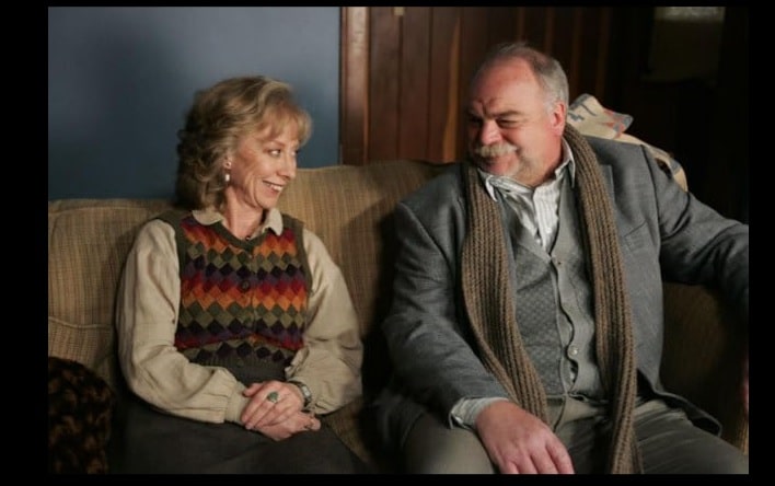 Ellen Crawford and Richard Riehle in The Man from Earth (2007)