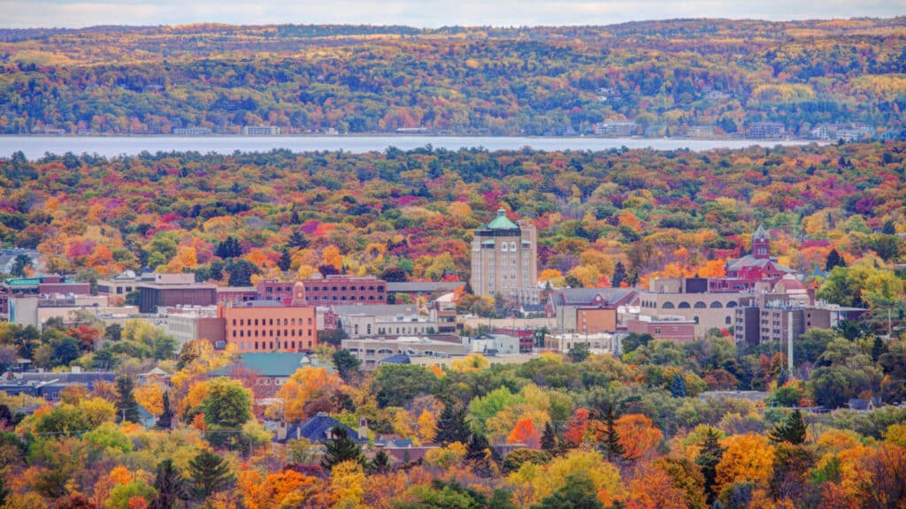 Downtown Traverse City Michigan