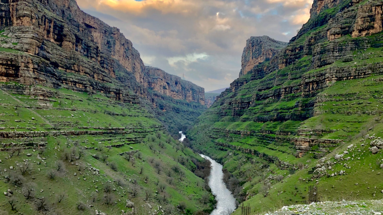 Rawanduz mountain area and the Hamilton road toward the town and Korek Mountain resort in Erbil the capital city of Kurdistan region of Iraq