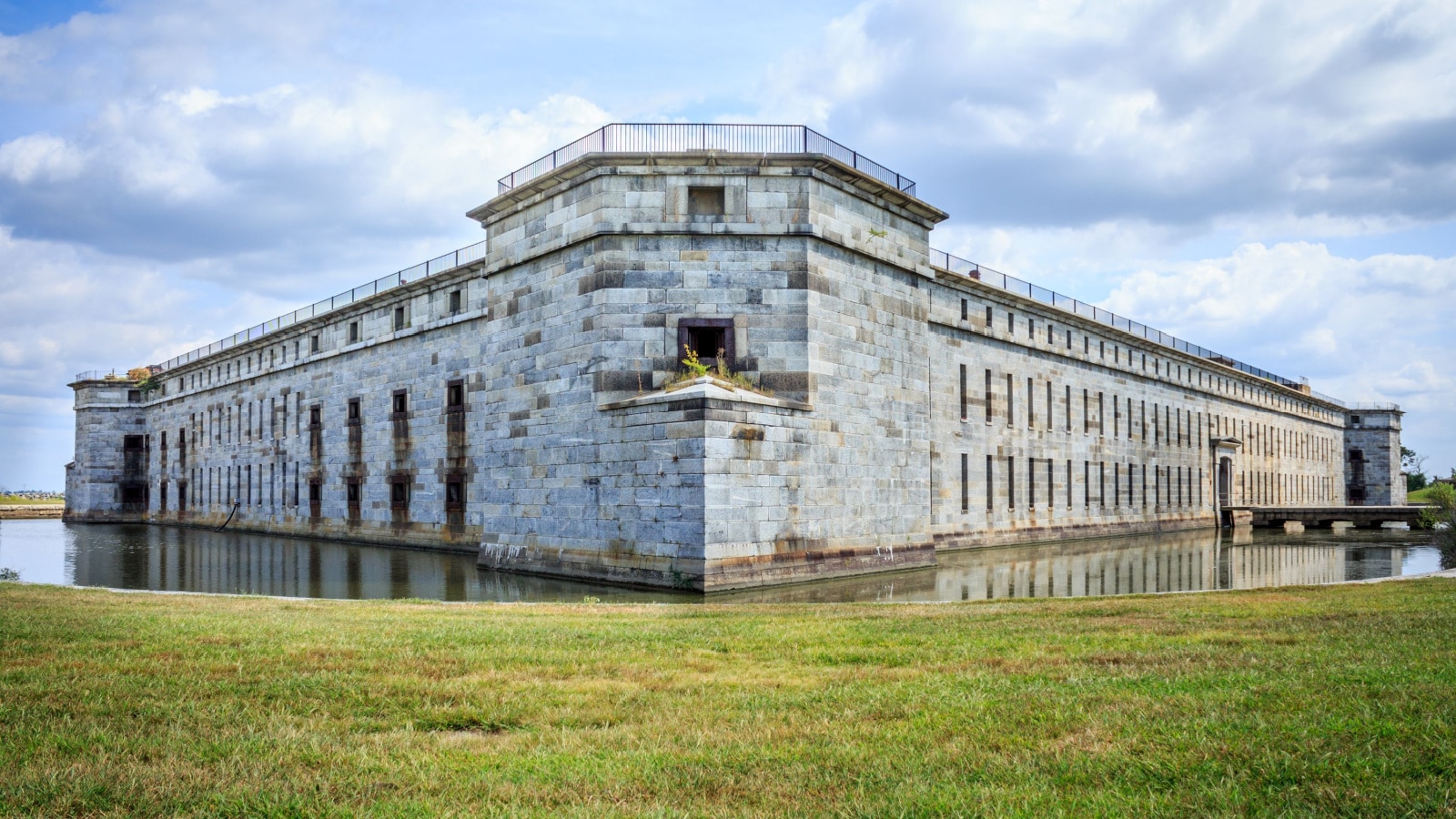 Delaware Fort in Delware state with water surrounded