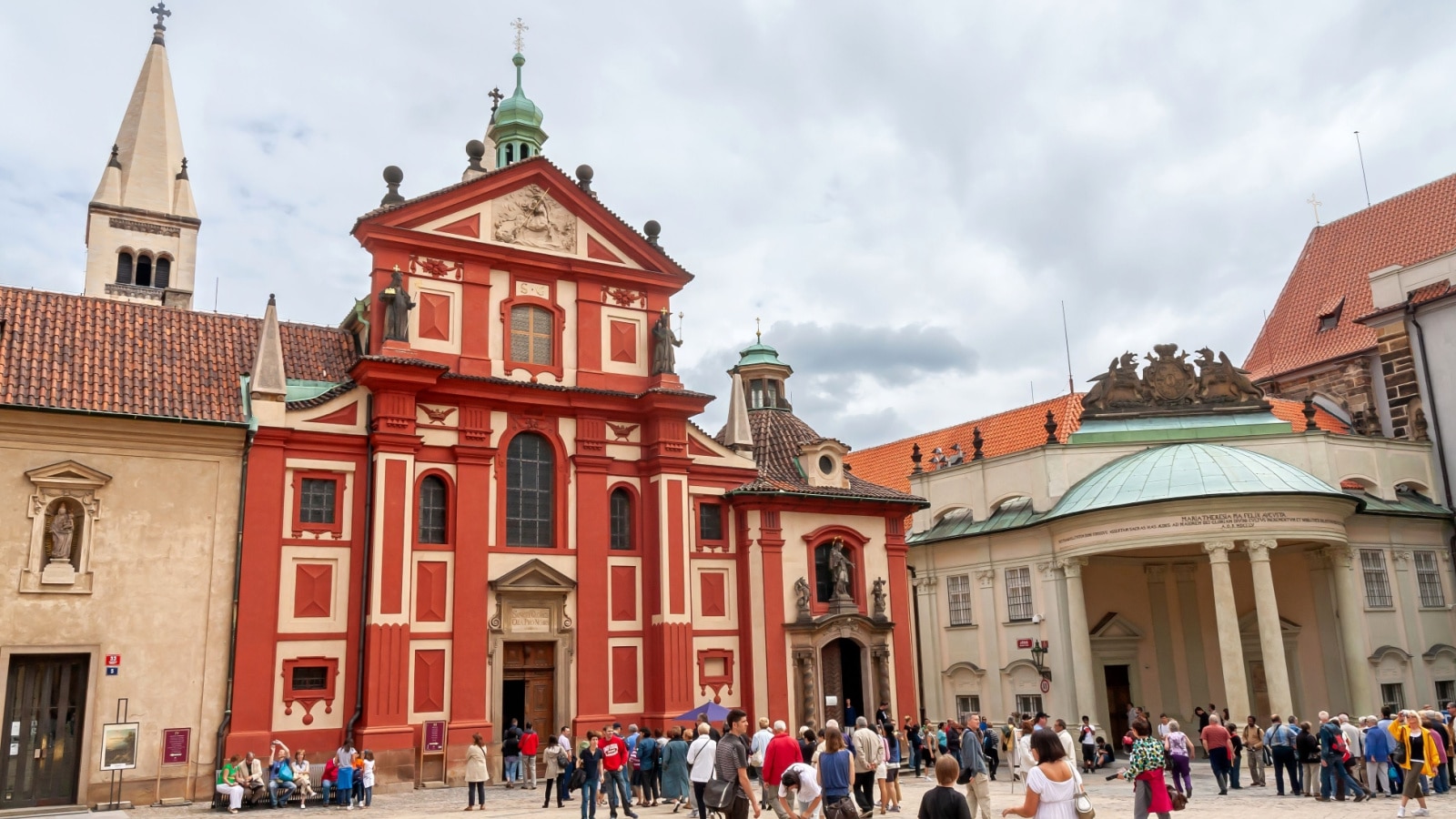 Prague, Czech Republic - August 18, 2010: St. George's Basilica