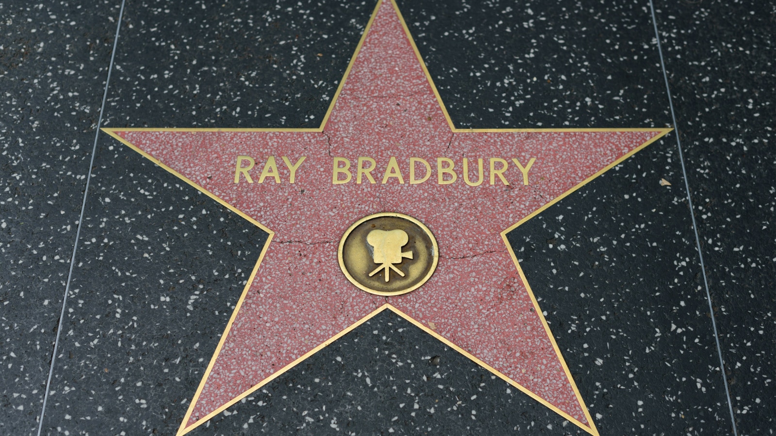 HOLLYWOOD, CA - DECEMBER 06: Ray Bradbury star on the Hollywood Walk of Fame in Hollywood, California on Dec. 6, 2016.