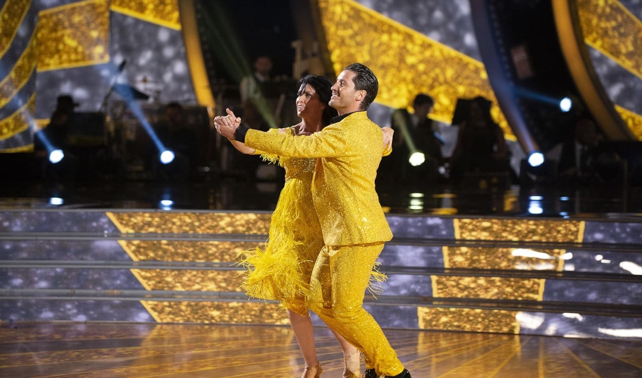 Nancy McKeon and Val Chmerkovskiy in Dancing with the Stars (2005)