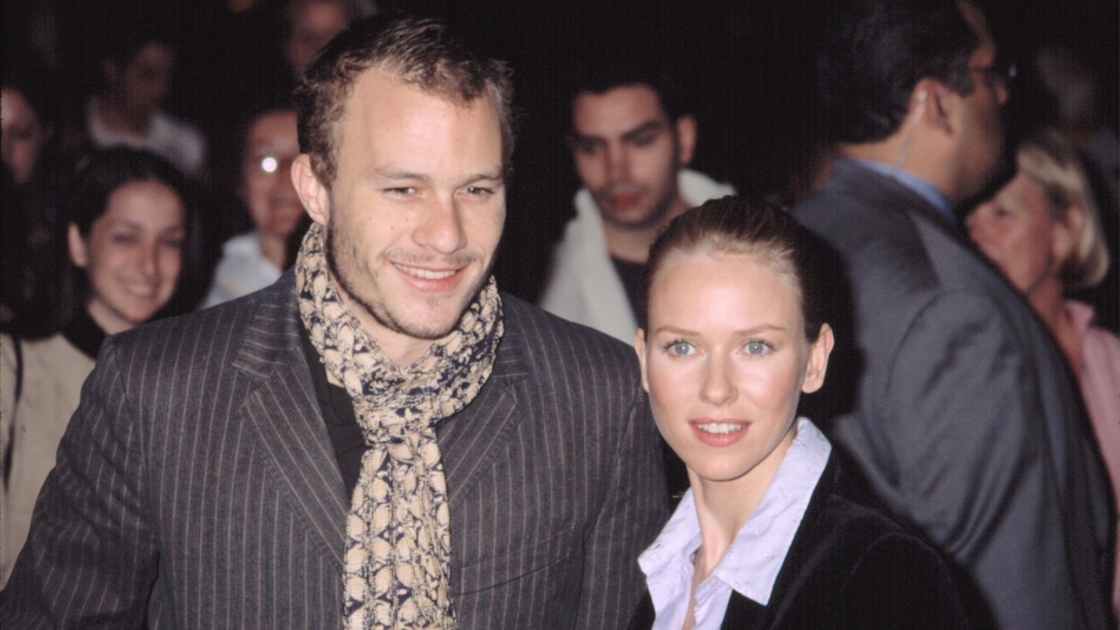 Heath Ledger and Naomi Watts at screening of THE RING, NY 10/17/2002