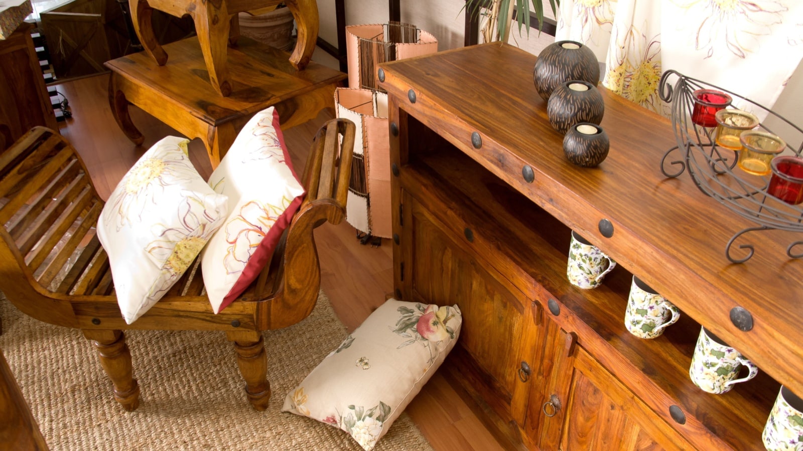 Antique wooden furniture