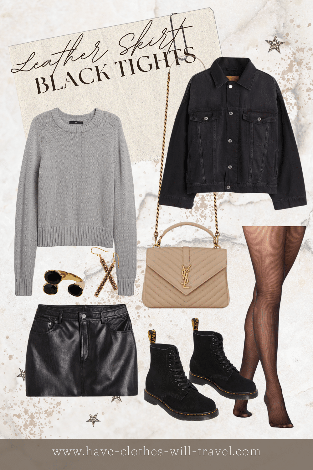 Best Outfits with Black Tights (For Fall, Winter and Spring)