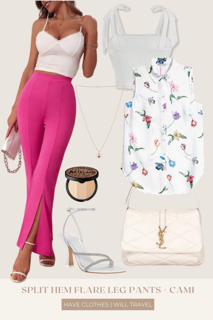 Chic Redefined Fuchsia High-Waisted Wide-Leg Trouser Pants