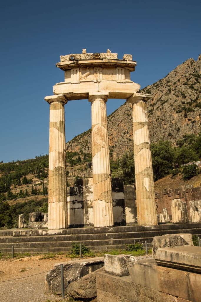 The sanctuary of Athena Pronaia