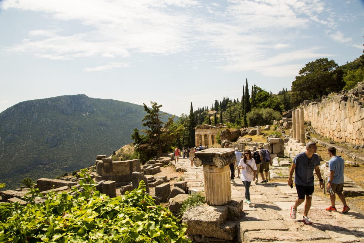 Delphi Greece Walking Path
