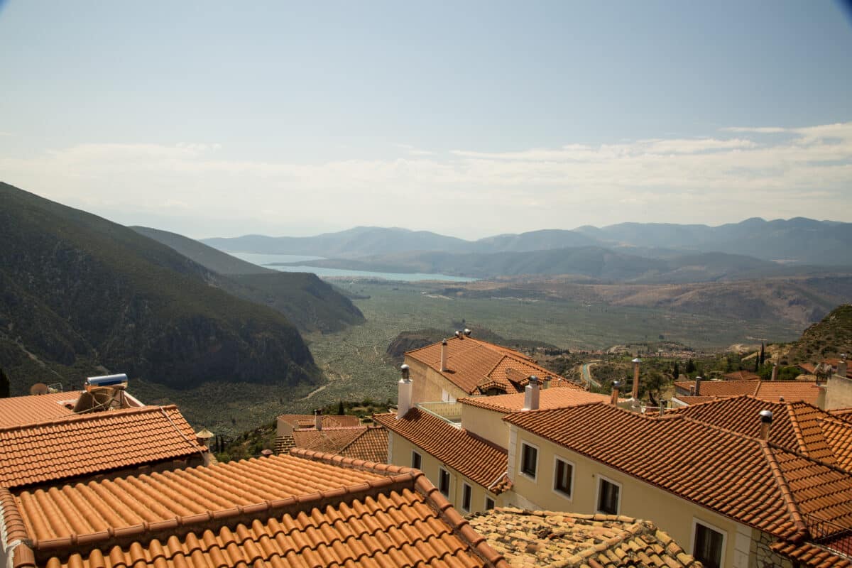The view from Taverna Vakhos.