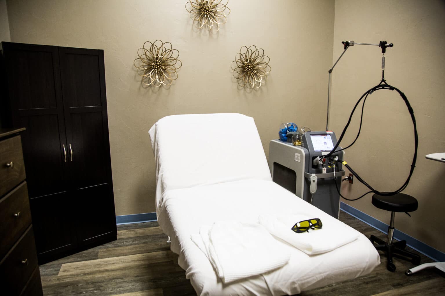 The Milan Laser treatment room in Appleton, WI