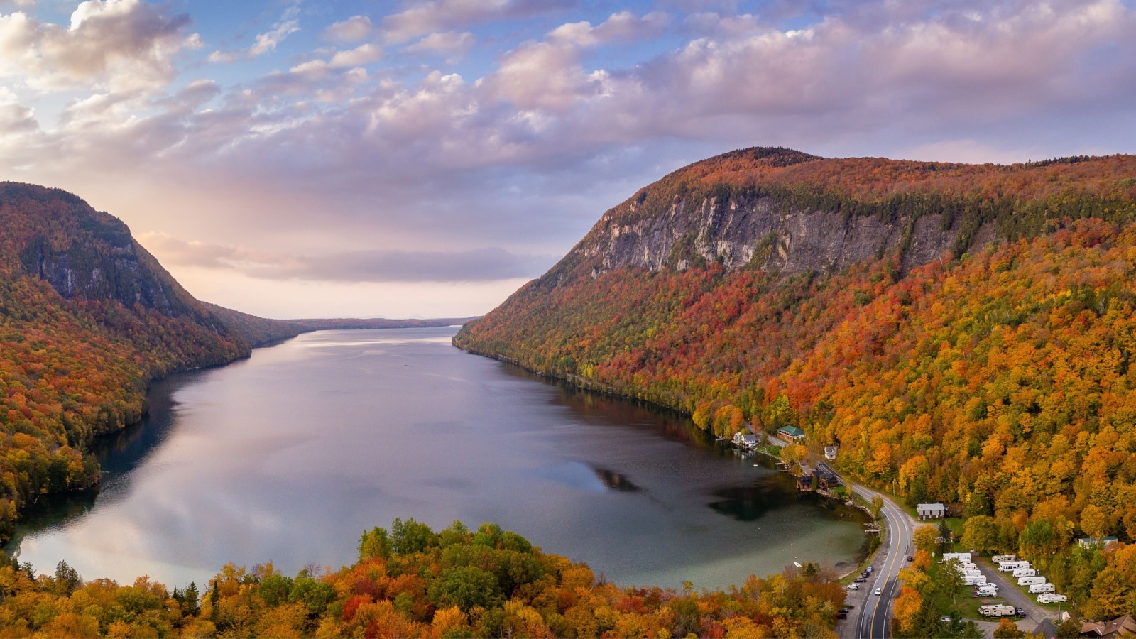 Lake Willoughby Vermont Pano