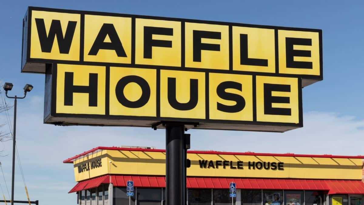 Dayton - Circa November 2021: Waffle House Iconic Southern Restaurant Chain. Waffle House was founded in 1955.