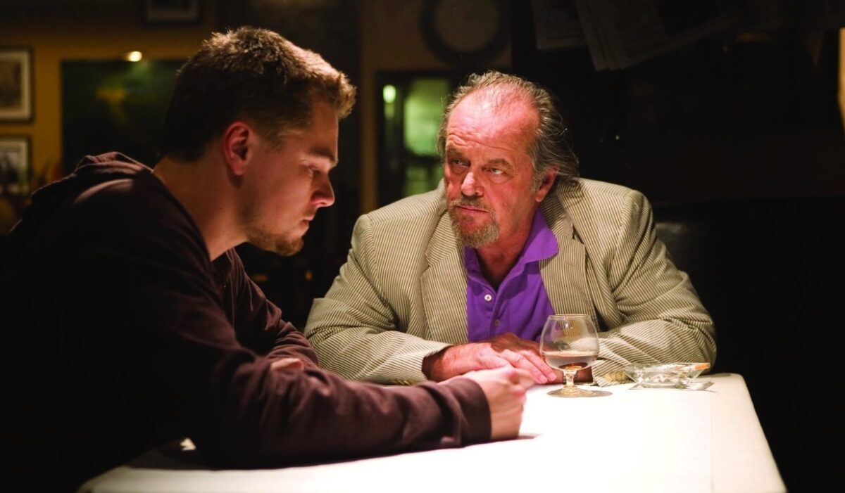 Leonardo DiCaprio and Jack Nicholson in The Departed (2006)