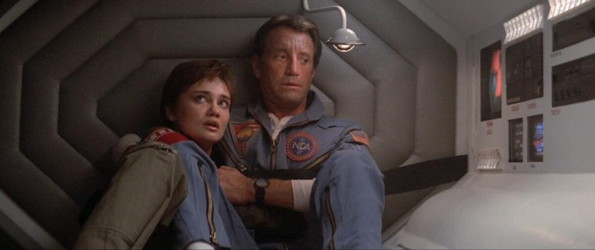 Roy Scheider and Natasha Shneider in 2010: The Year We Make Contact (1984)