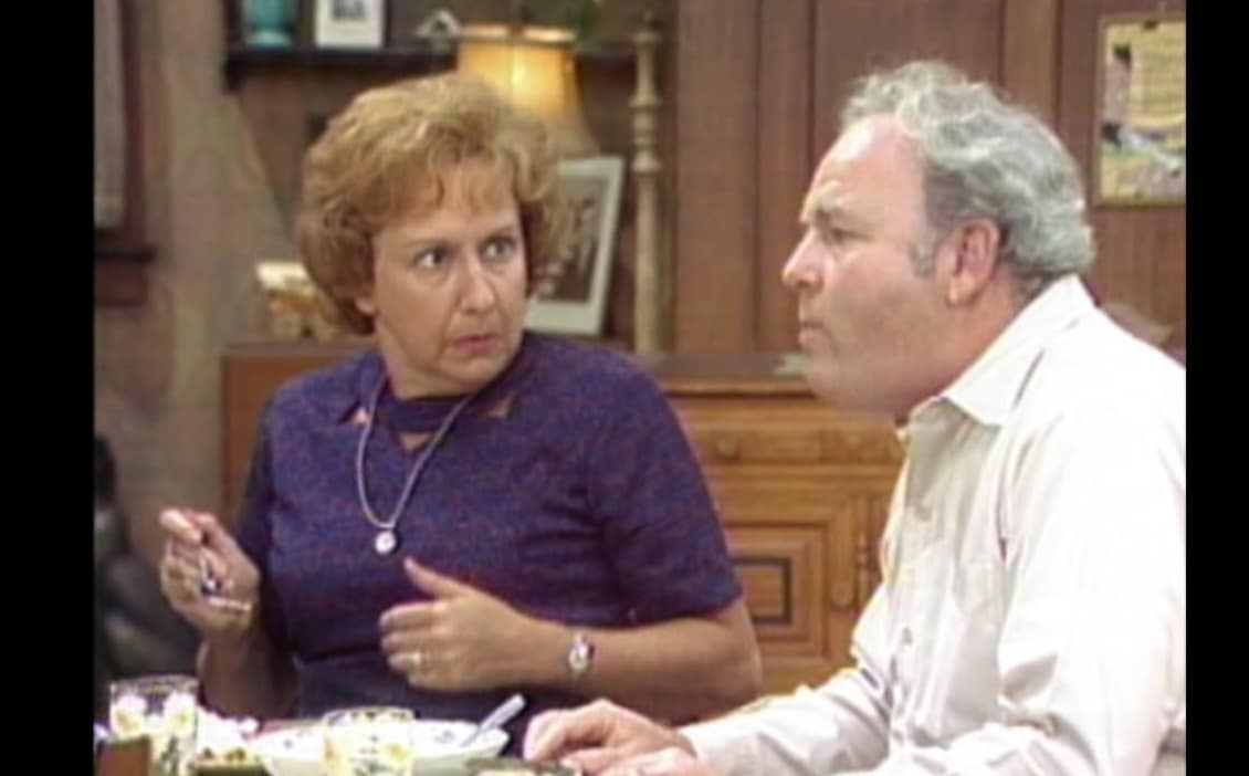 Carroll O'Connor and Jean Stapleton in All in the Family (1971)