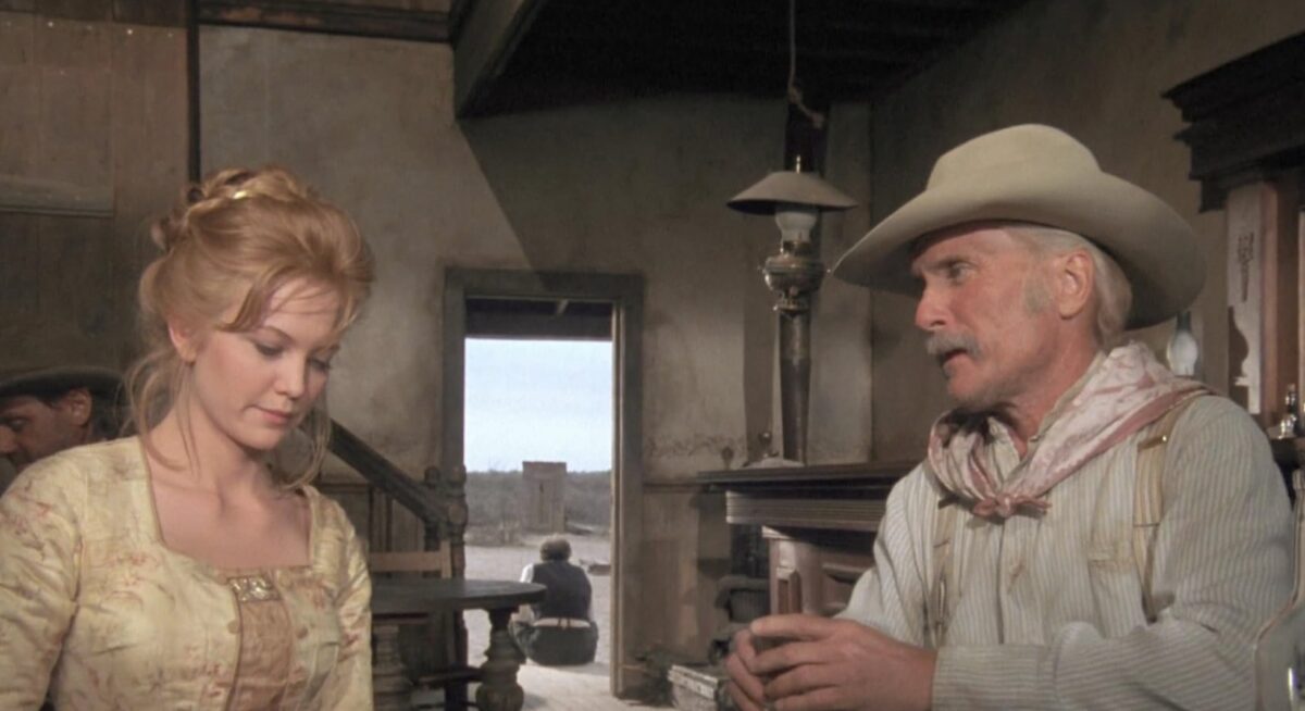 Diane Lane, Robert Duvall, Pierre Epstein, and William Sanderson in Lonesome Dove (1989)