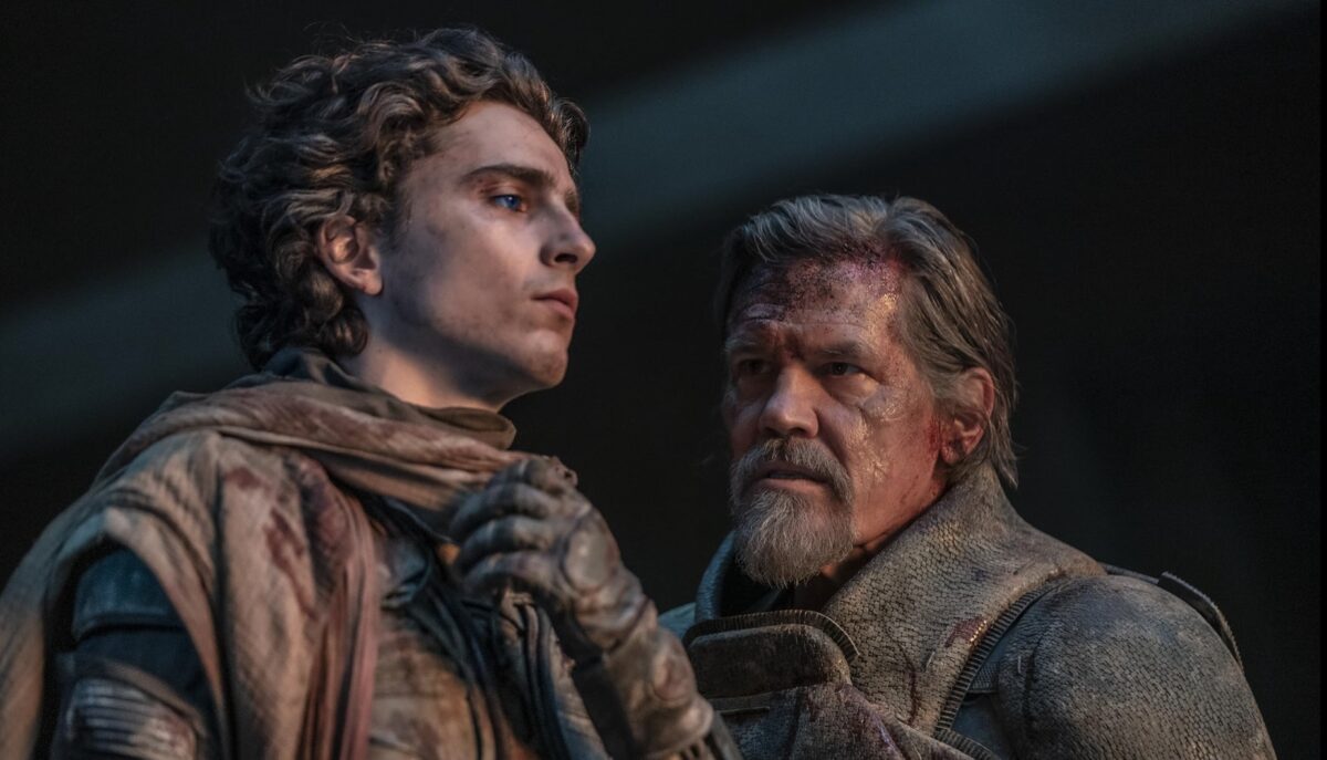 Josh Brolin and Timothée Chalamet in Dune: Part Two (2024)