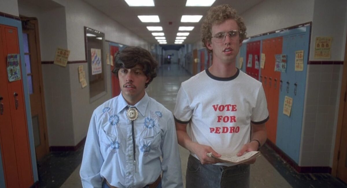 Efren Ramirez and Jon Heder in Napoleon Dynamite (2004)