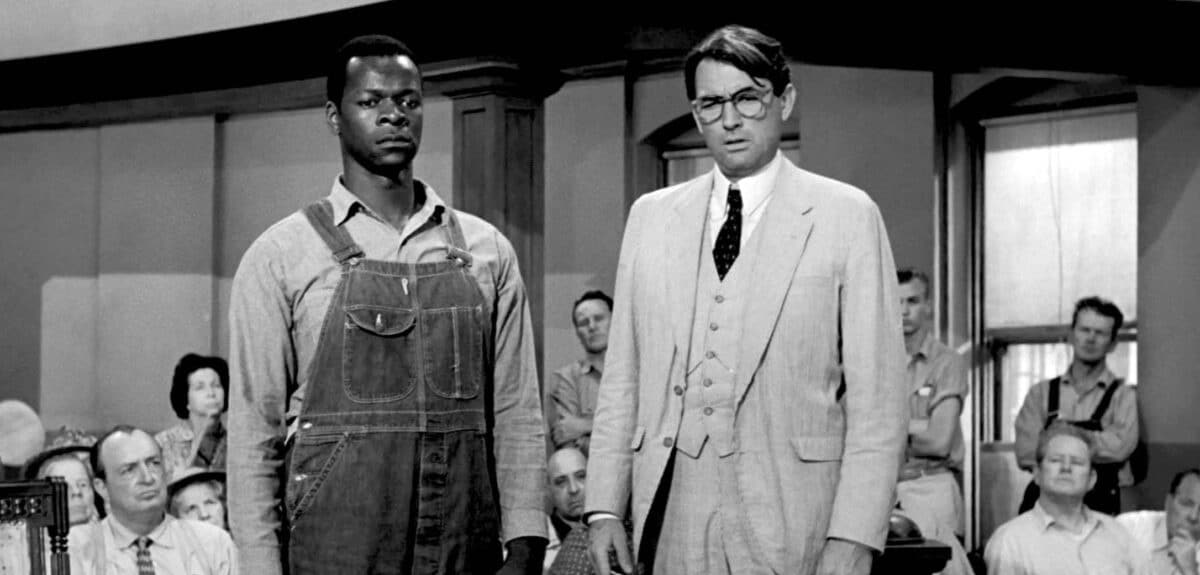 Gregory Peck and Brock Peters in To Kill a Mockingbird (1962)