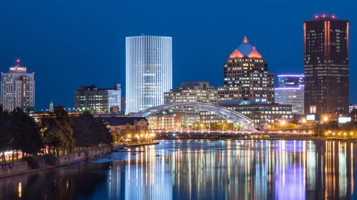 Rochester, New York United States August 15 2017 Rochester New York Skyline Photography